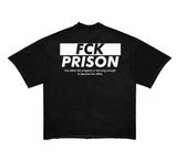 GOLD CHAIN FCK PRISON TEESHIRT