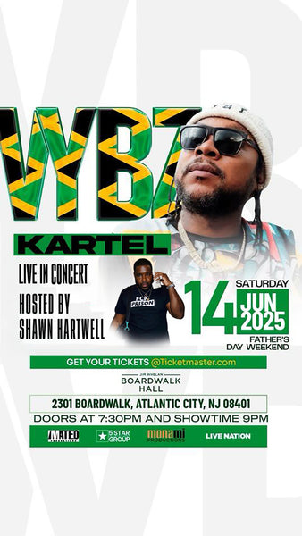 VYBZ KARTEL: USE TICKETMASTER LINK BELOW & DISCOUNT CODE TO PURCHASE YOUR TICKET